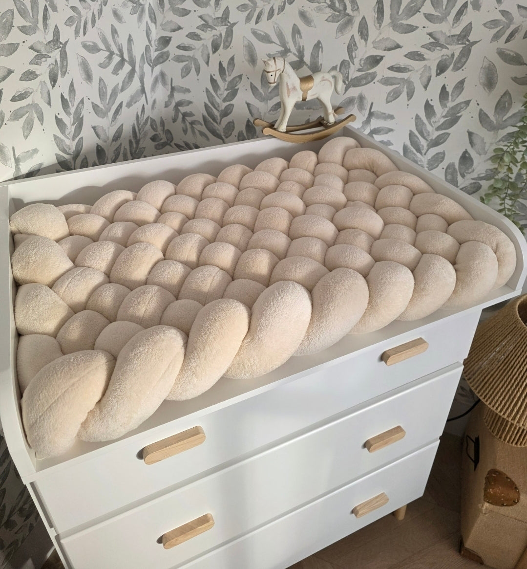 Tapis à langer tressé