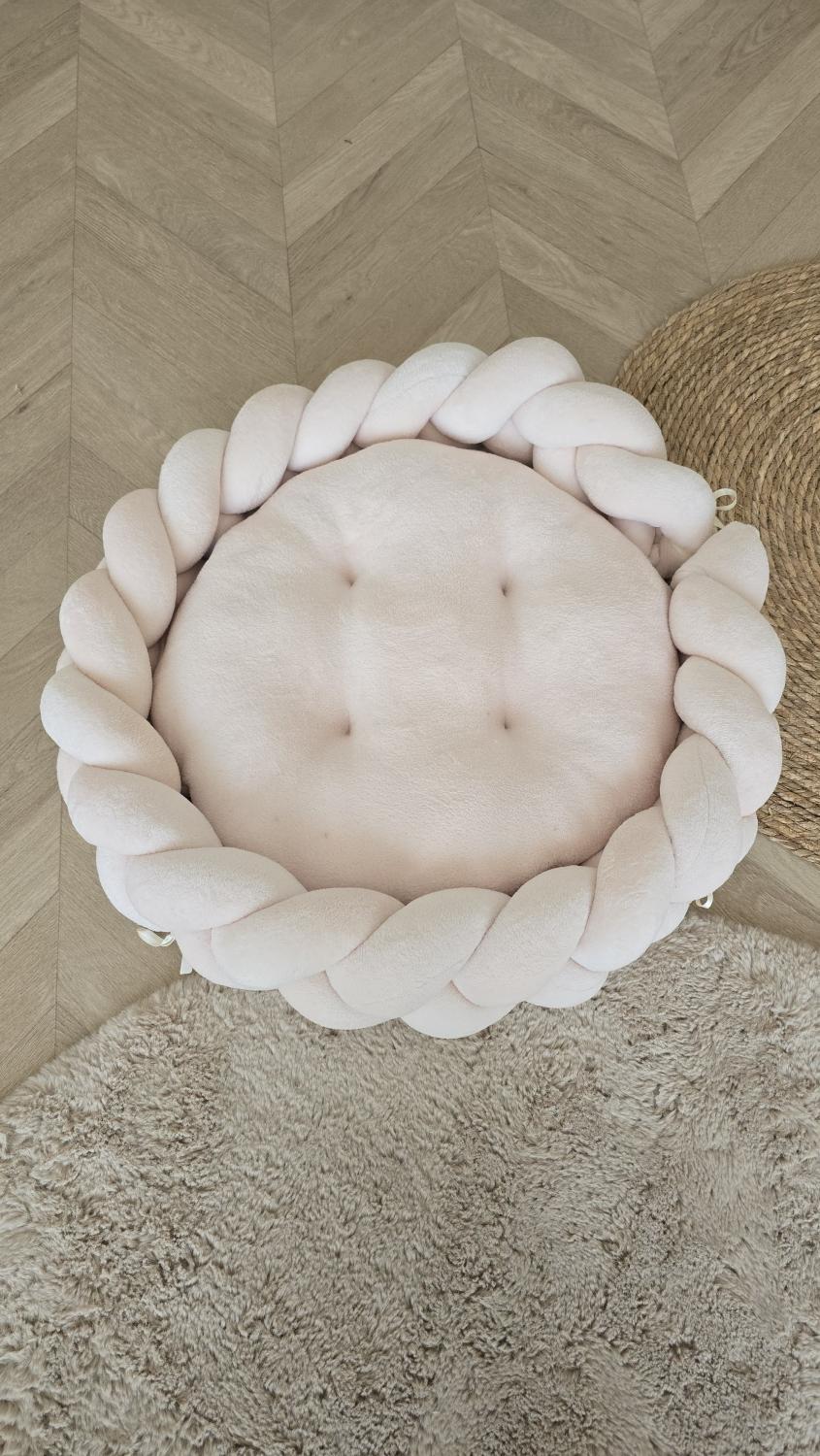 Couffin animaux doudou beige (Tresse beige)
