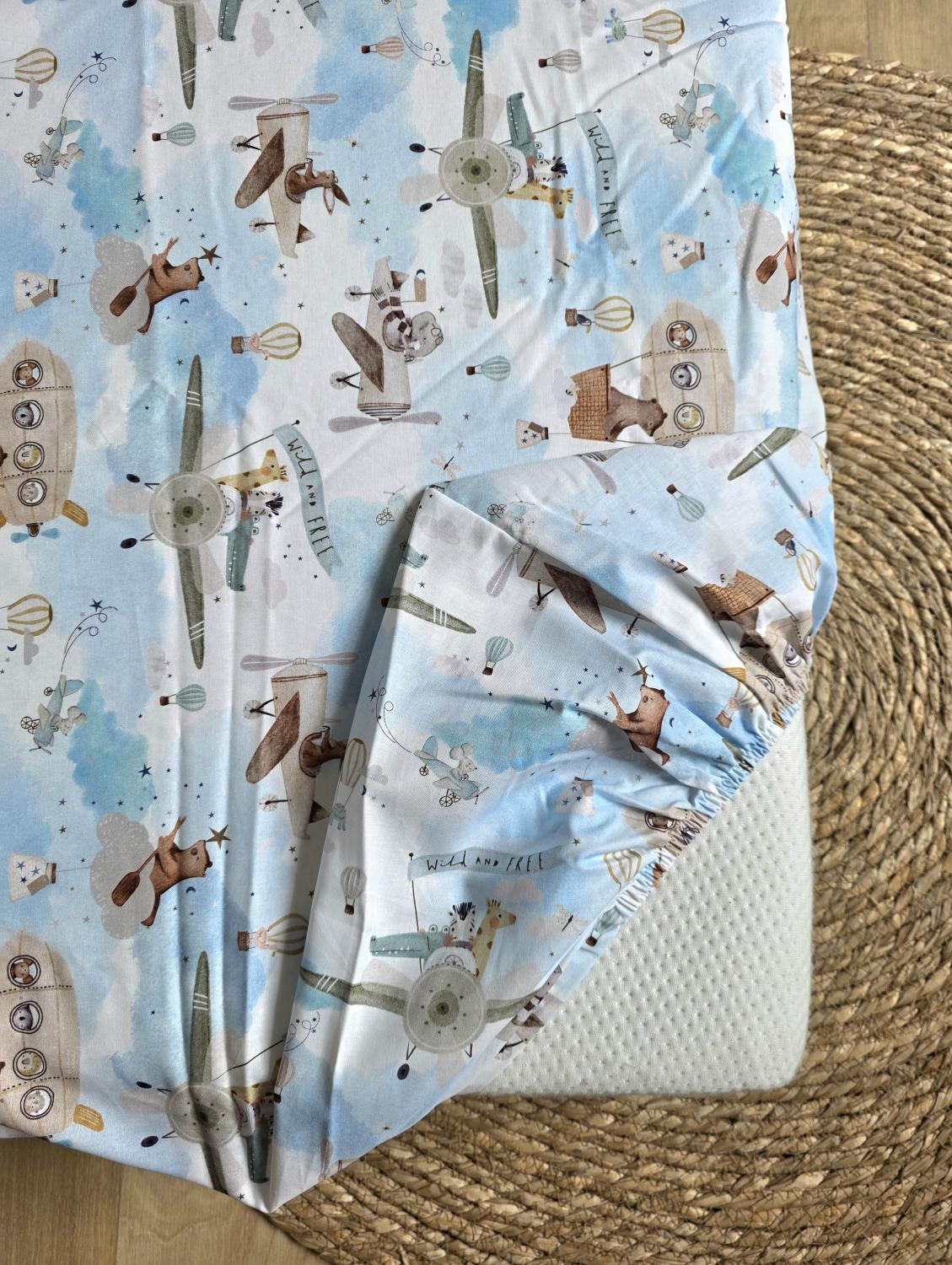 Draps housse avion 70x140cm