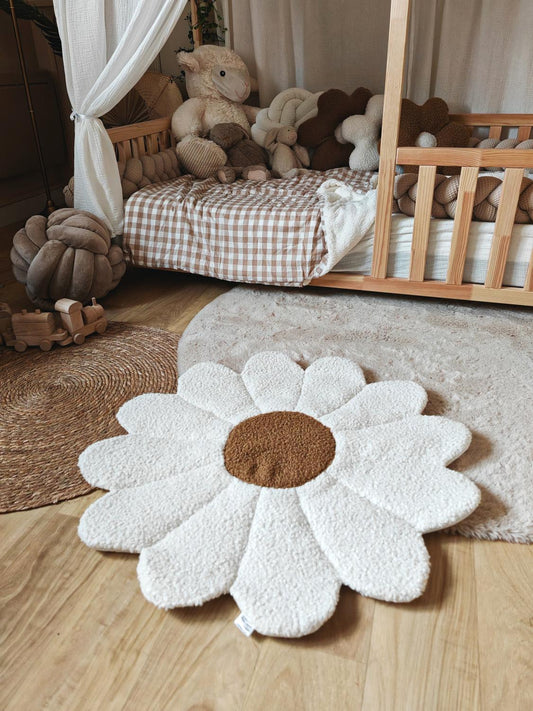 Tapis marguerite - sur mesure
