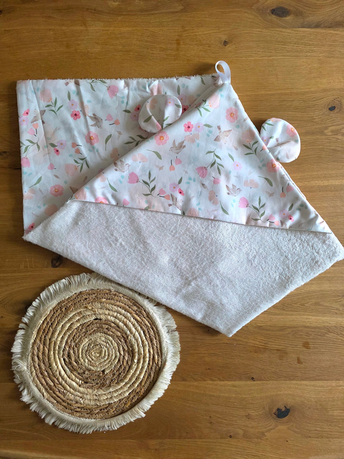 Cape de bain oreille d'ourson birdy