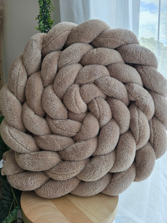 Tresse de lit 4 brins 420cm fourrure marron déstockage