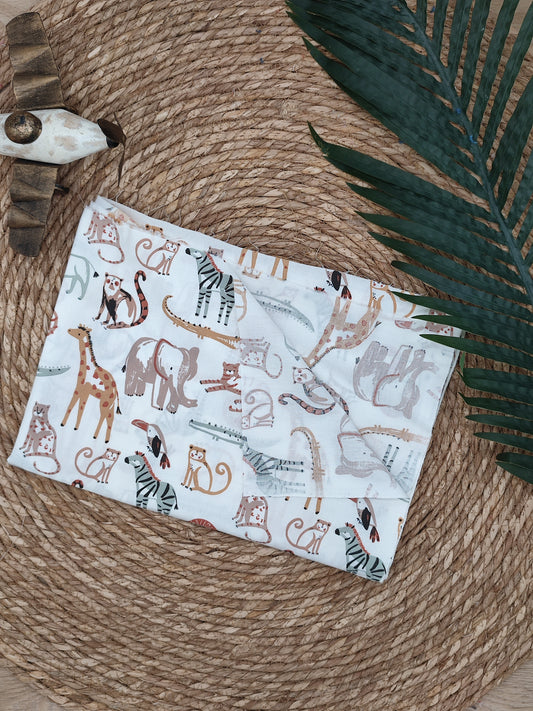 Tissu en coton - Popeline de coton - Motif Savane