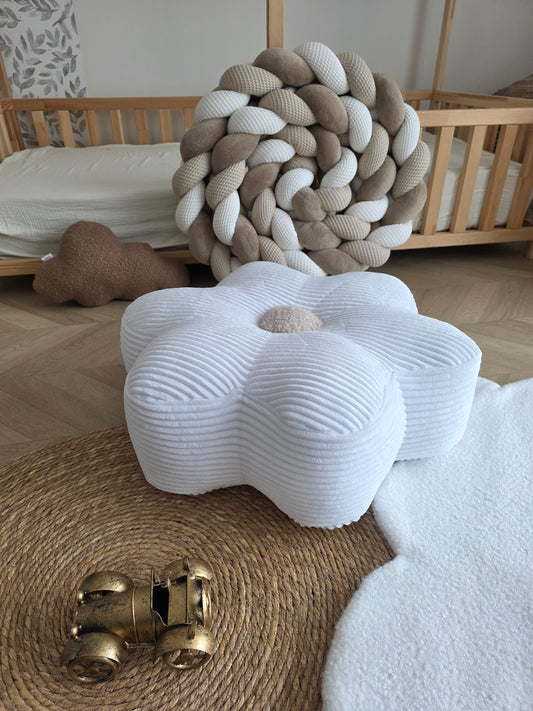 Pouf en forme de fleur taille S - Sur mesure