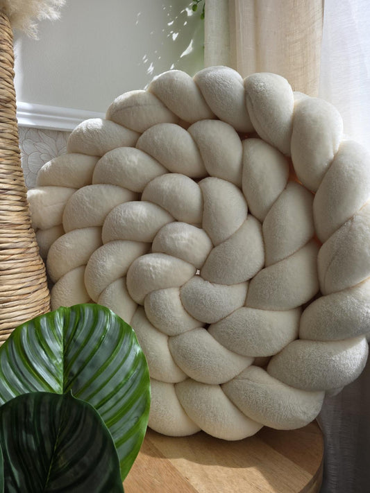 Tresse de lit 3 brins doudou vanille 3m