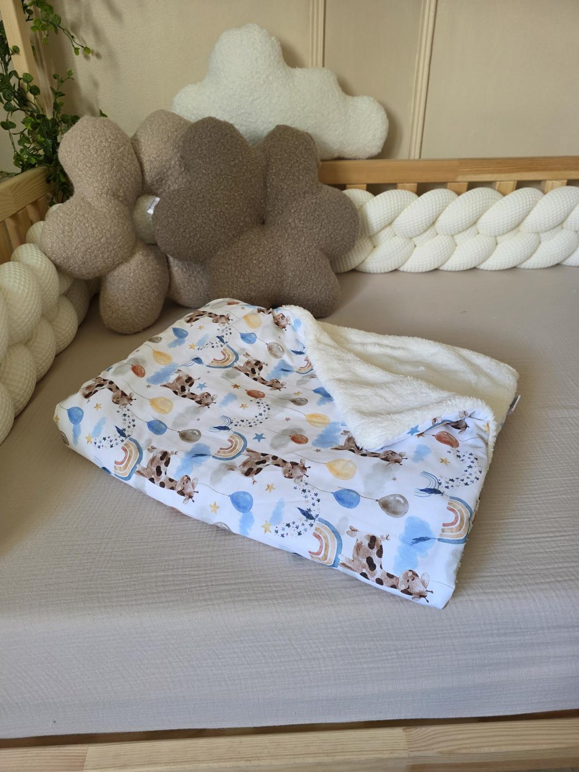 Sac de couchage Simple girafe bleue 95cm