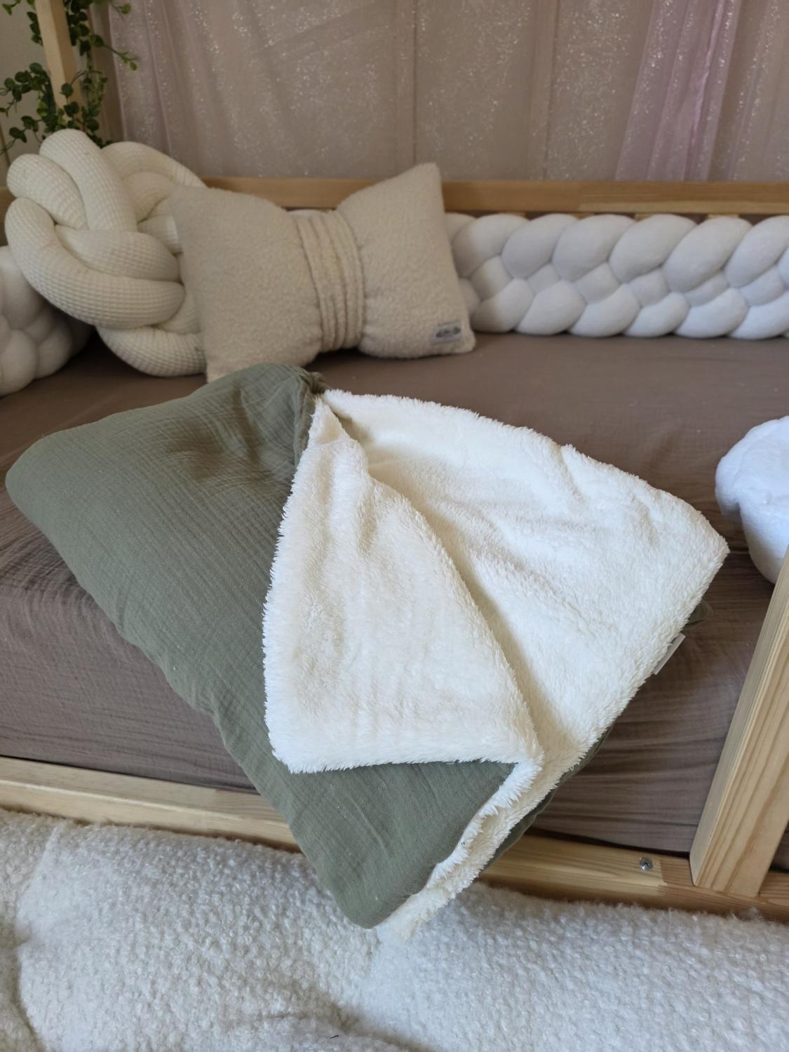 Sac de couchage Simple gaz de coton olive 95cm