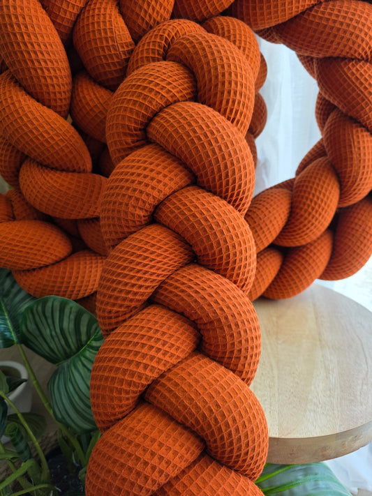 Tresse de lit 3 brins 200cm cognac