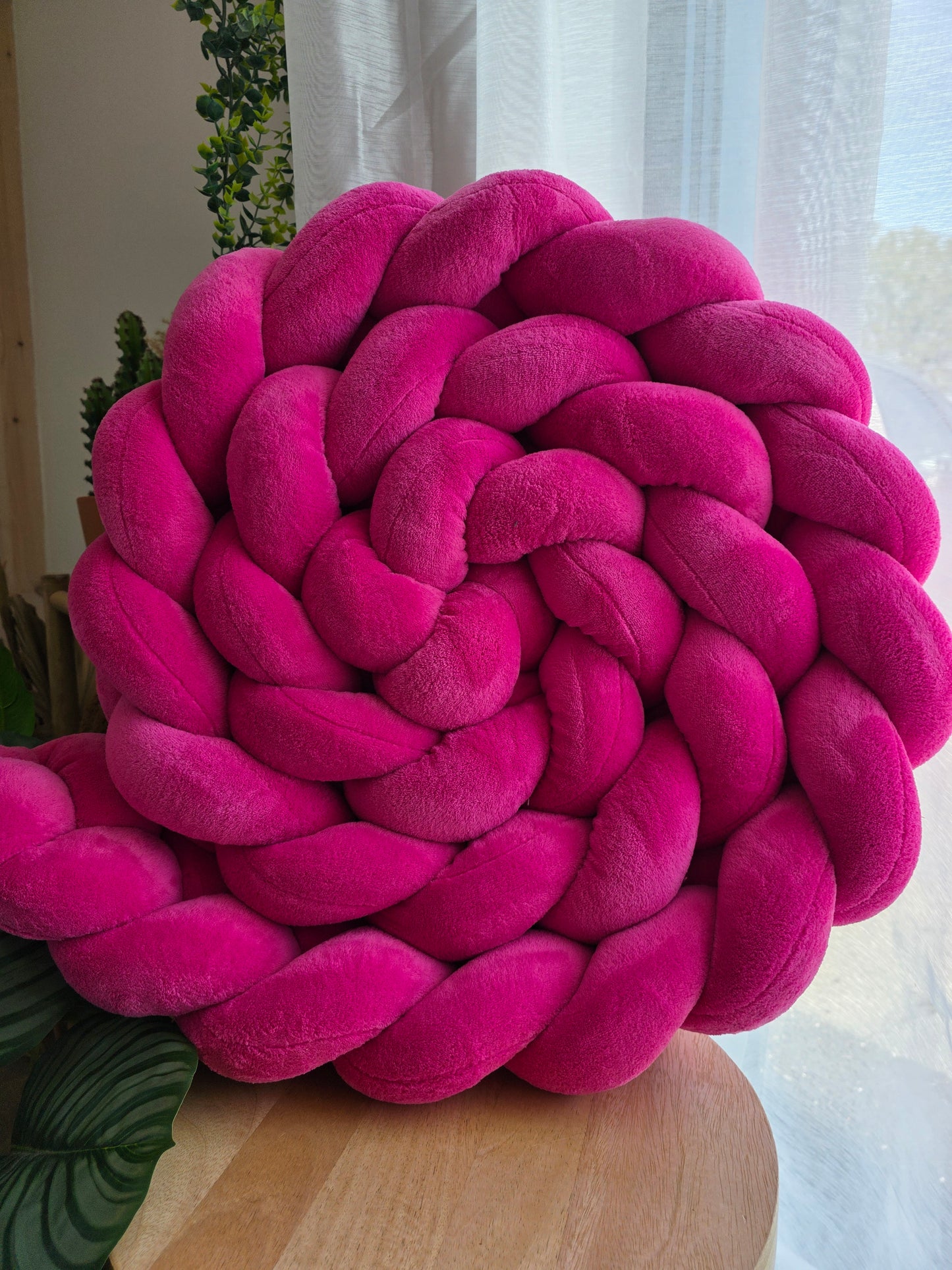 Tresse de lit 3 brins 200cm doudou fushia déstockage