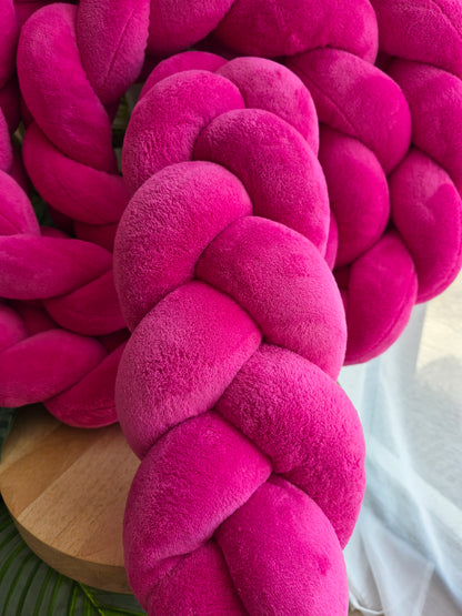 Tresse de lit 3 brins 200cm doudou fushia déstockage