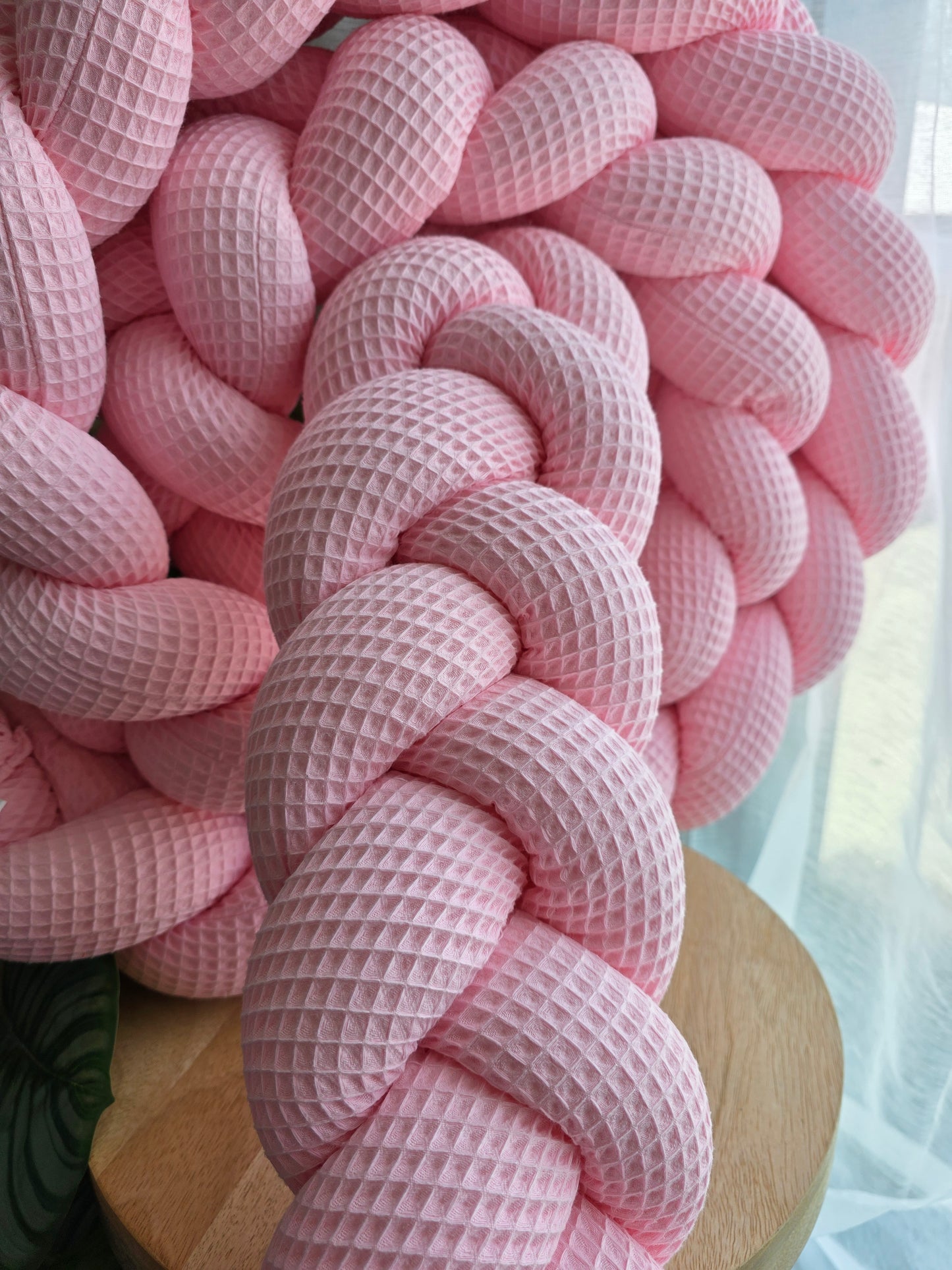 Tresse de lit 3 brins 200cm bonbon déstockage