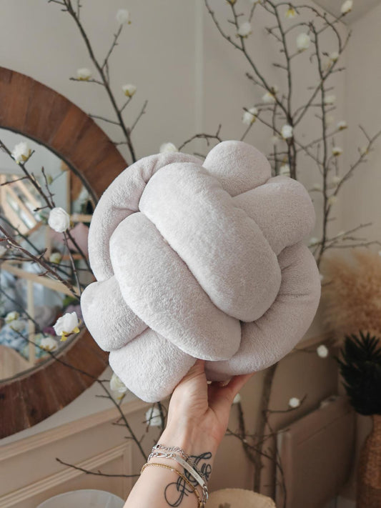 Balle noeud S doudou beige