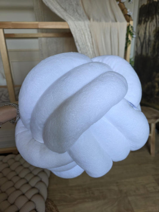 Balle noeud M doudou blanc