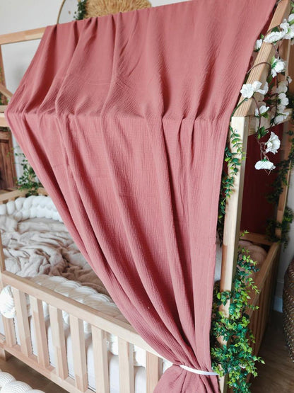 Ciel de lit cabane "le Simple" melon