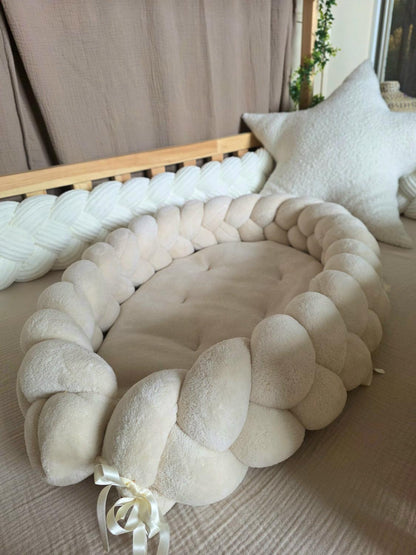 Cocon doudou beige