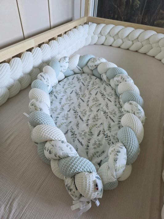 Cocon vert d'eau et eucalyptus