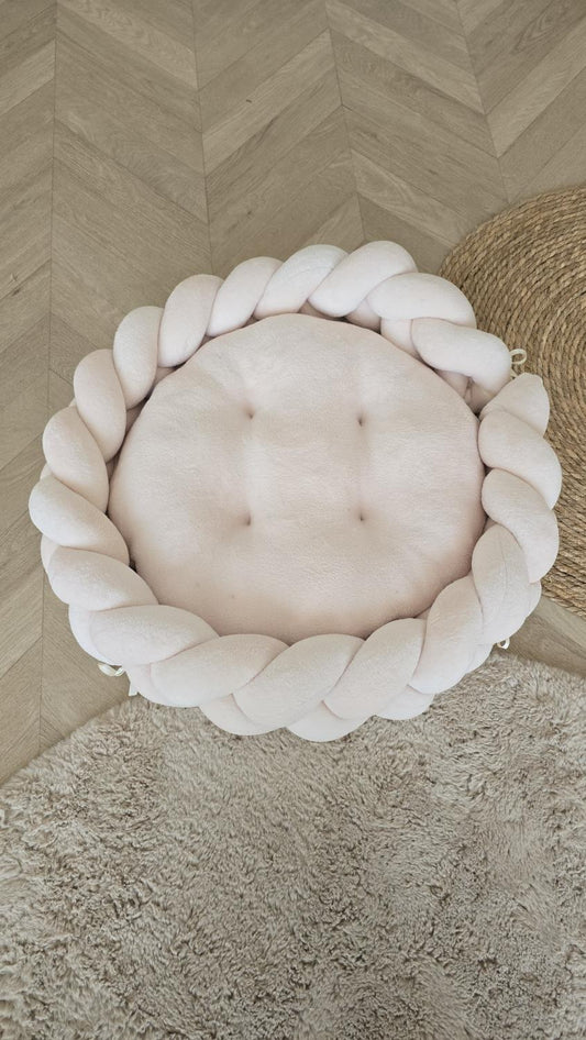 Couffin animaux doudou beige (Tresse beige)