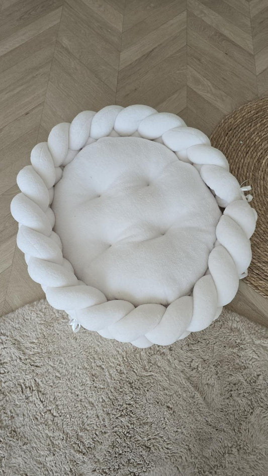 Couffin animaux doudou écru (Tresse écru)