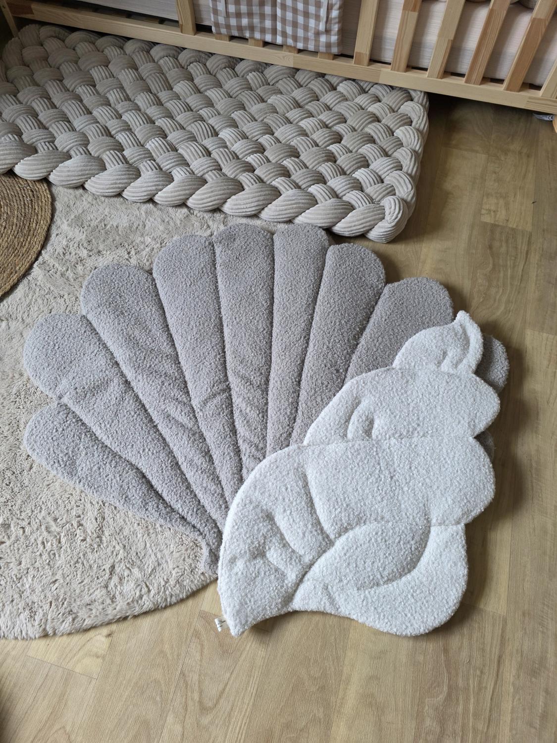 Lot de 2 tapis coquillages