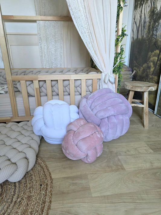 Lot de 3 balles noeud - taille S, M et XXL - sur mesure