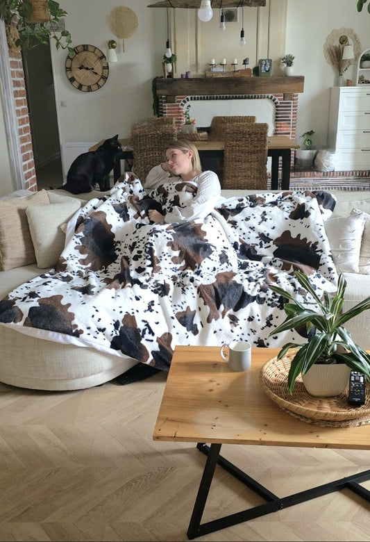 Méga grand plaid fourrure - au choix