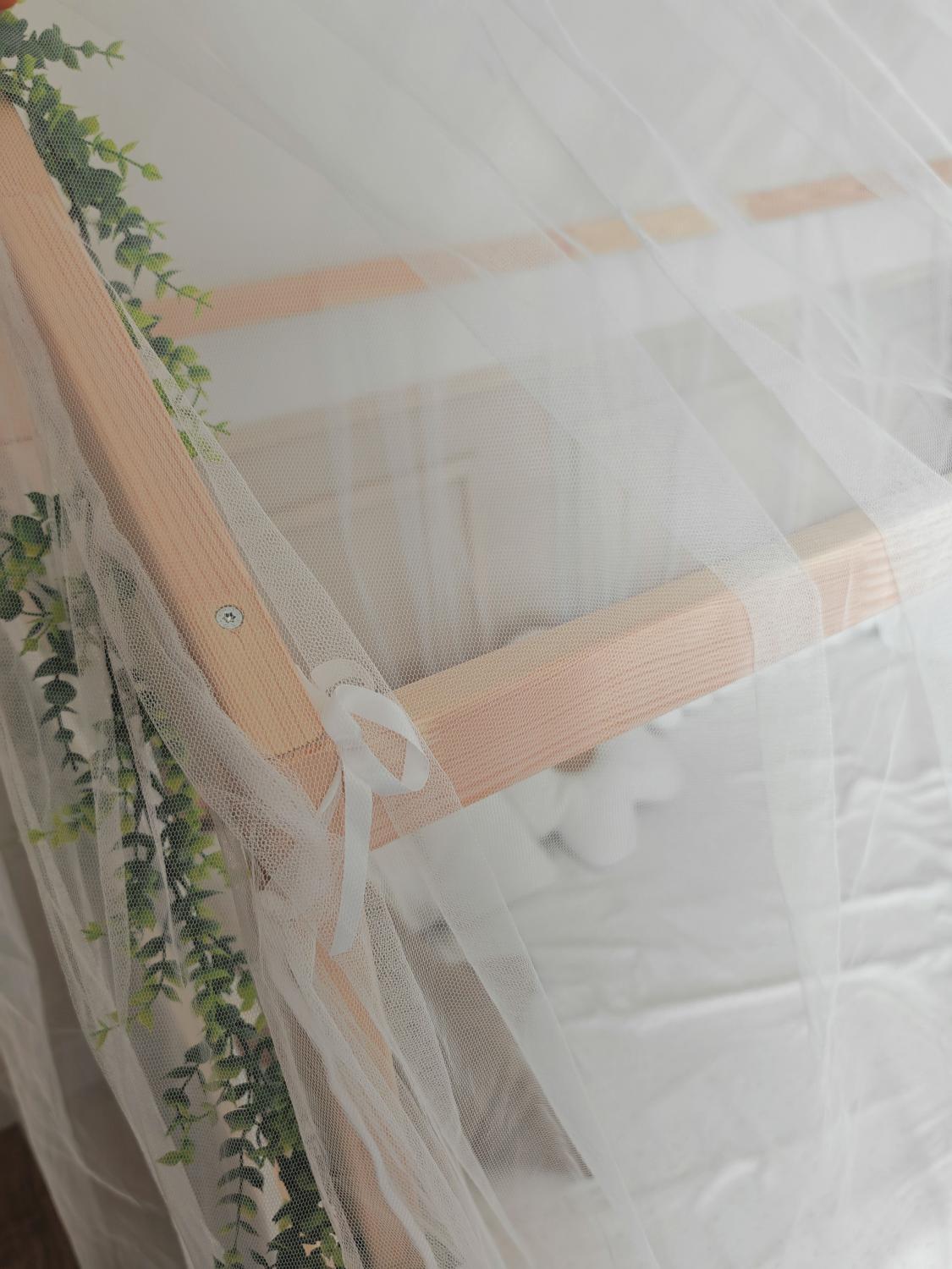 Moustiquaire de lit cabane modèle A sur mesure