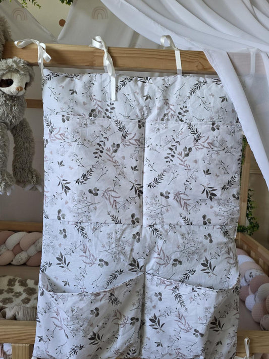 Range doudou XXL fleurs d'hiver