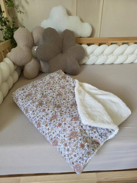 Sac de couchage Simple fleurs pêche 95cm