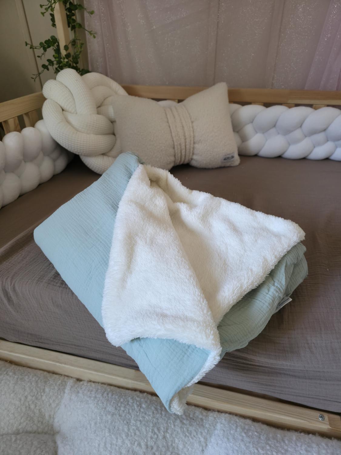 Sac de couchage Simple gaz de coton vert d'eau 95cm