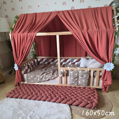 Grand tapis tressé - sur mesure