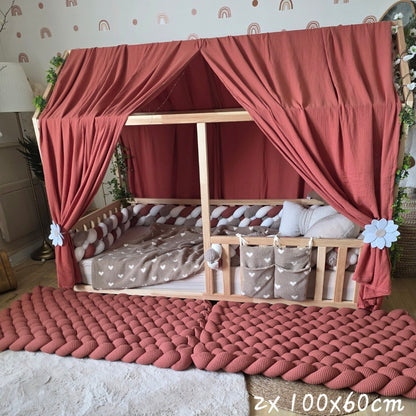 Grand tapis tressé - sur mesure