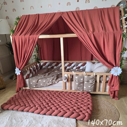 Grand tapis tressé - sur mesure