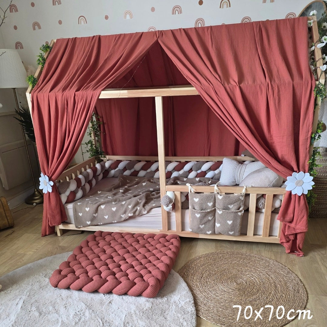 Grand tapis tressé - sur mesure