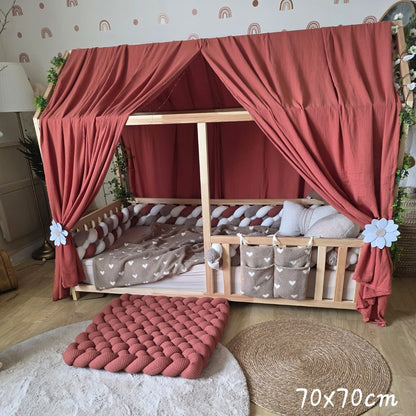 Grand tapis tressé - sur mesure
