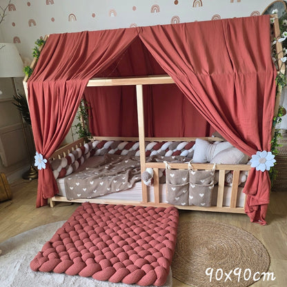 Grand tapis tressé - sur mesure