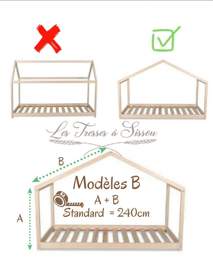 Destockage ciel de lit modèle B