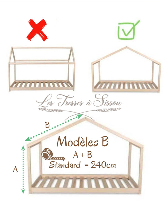 Destockage ciel de lit modèle B