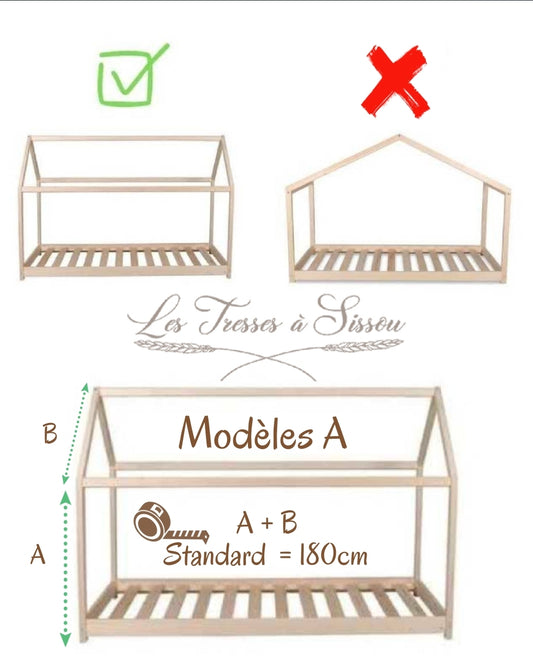 Destockage ciel de lit modèle A