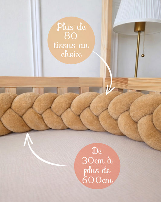 1. Tresse de lit 3 brins sur mesure