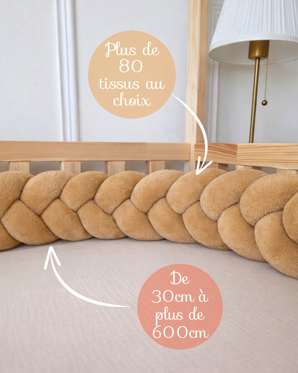 1. Tresse de lit 3 brins sur mesure