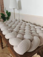 Tapis à langer tressé beige