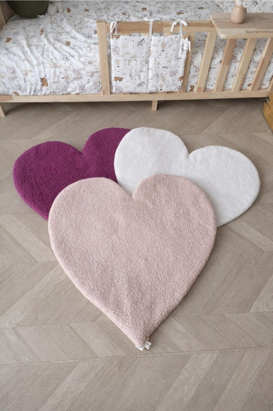 Tapis coeur - couleur au choix