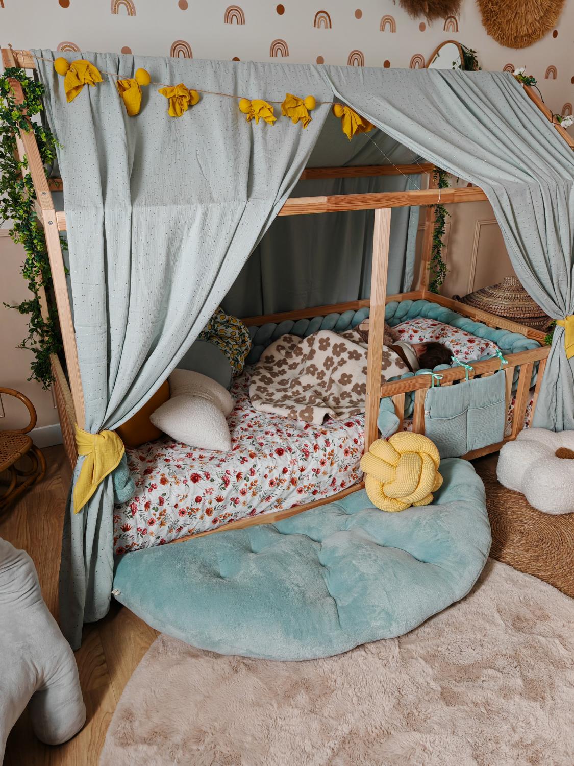 Tapis demi lune menthe