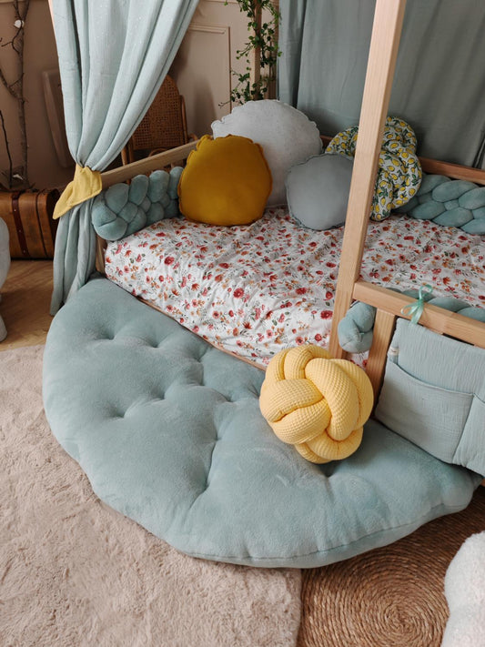 Tapis demi lune menthe