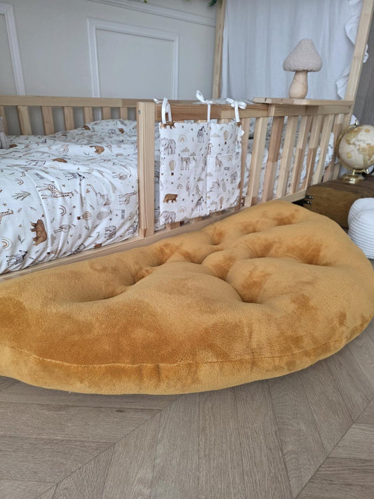 Tapis demi lune moutarde