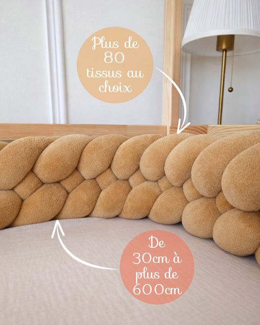 1. Tresse de lit 4 brins sur mesure