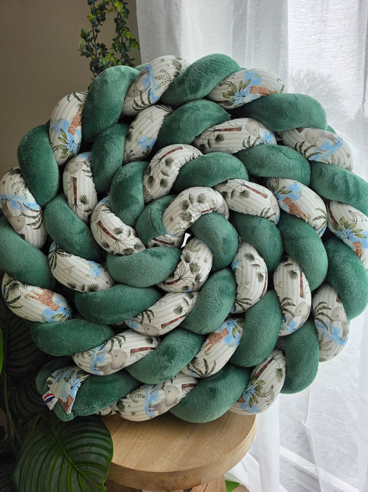 Tresse de lit 4 brins 500cm doudou forêt et jungo