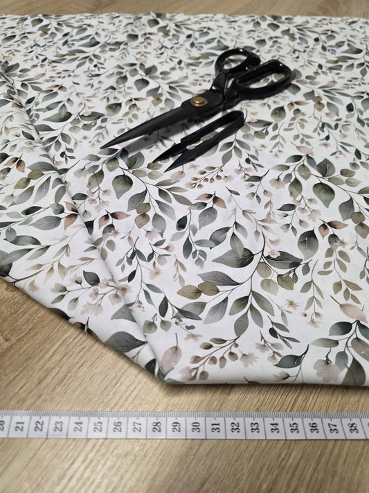 Tissu en coton - Popeline de coton - Motif Luara
