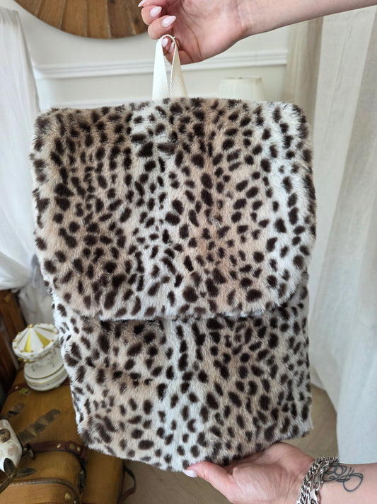 Sac à dos maternelle fourrure