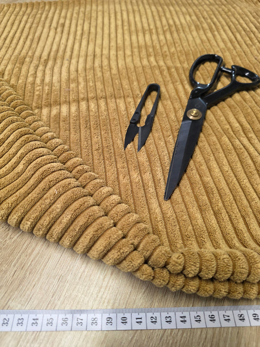Tissu Côtelé - Velours Camel